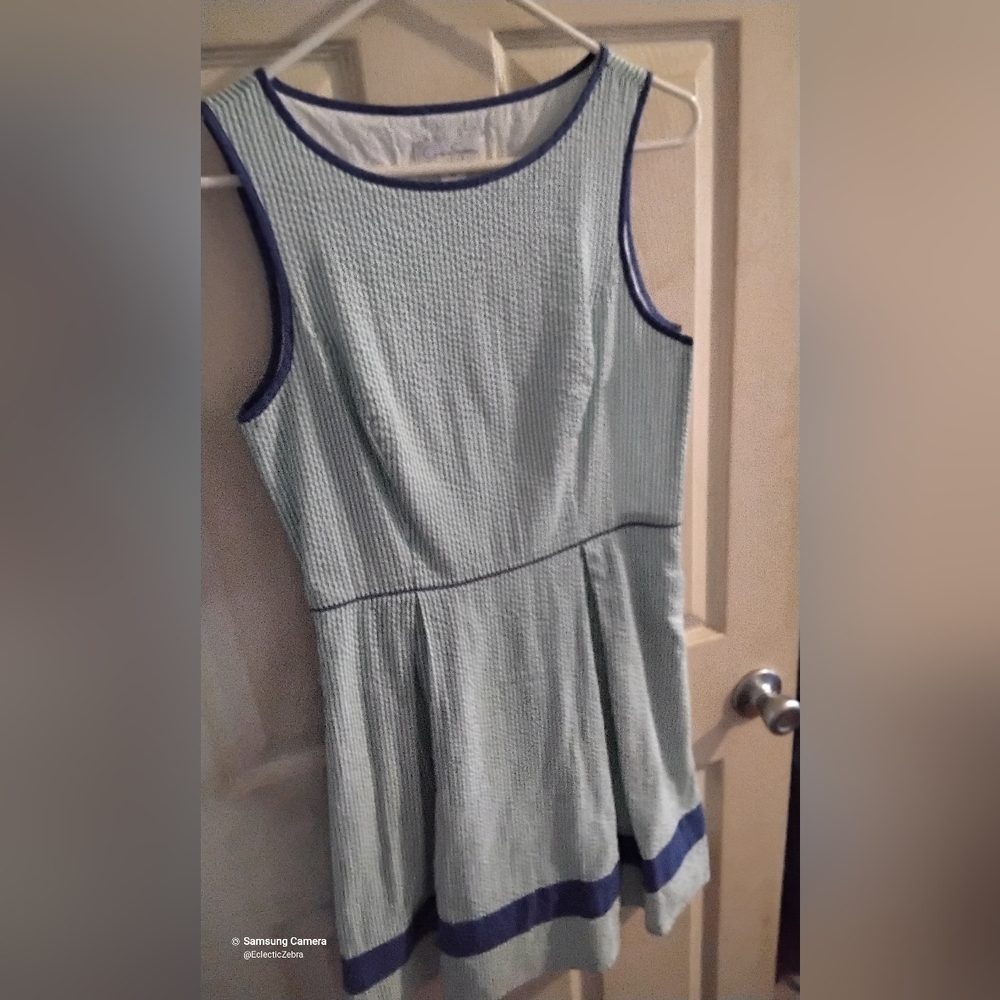 Jessica Simpson dress-blue.white